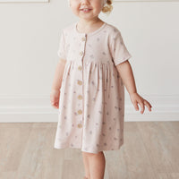 Organic Cotton Lola Dress - Meredith Violet Childrens Dress from Jamie Kay NZ