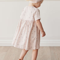 Organic Cotton Lola Dress - Meredith Violet Childrens Dress from Jamie Kay NZ