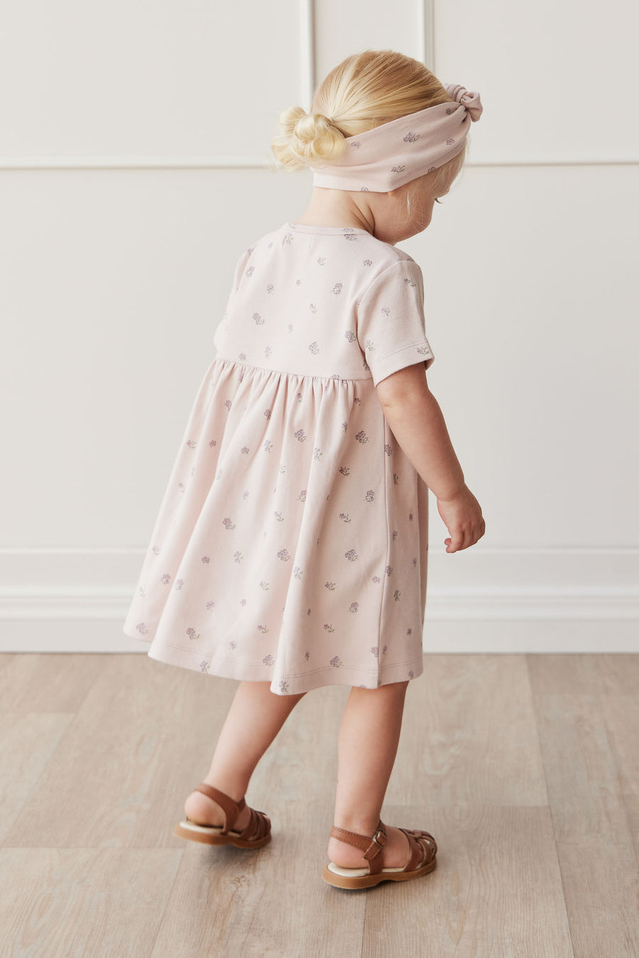 Organic Cotton Lola Dress - Meredith Violet Childrens Dress from Jamie Kay NZ