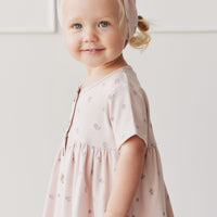 Organic Cotton Lola Dress - Meredith Violet Childrens Dress from Jamie Kay NZ