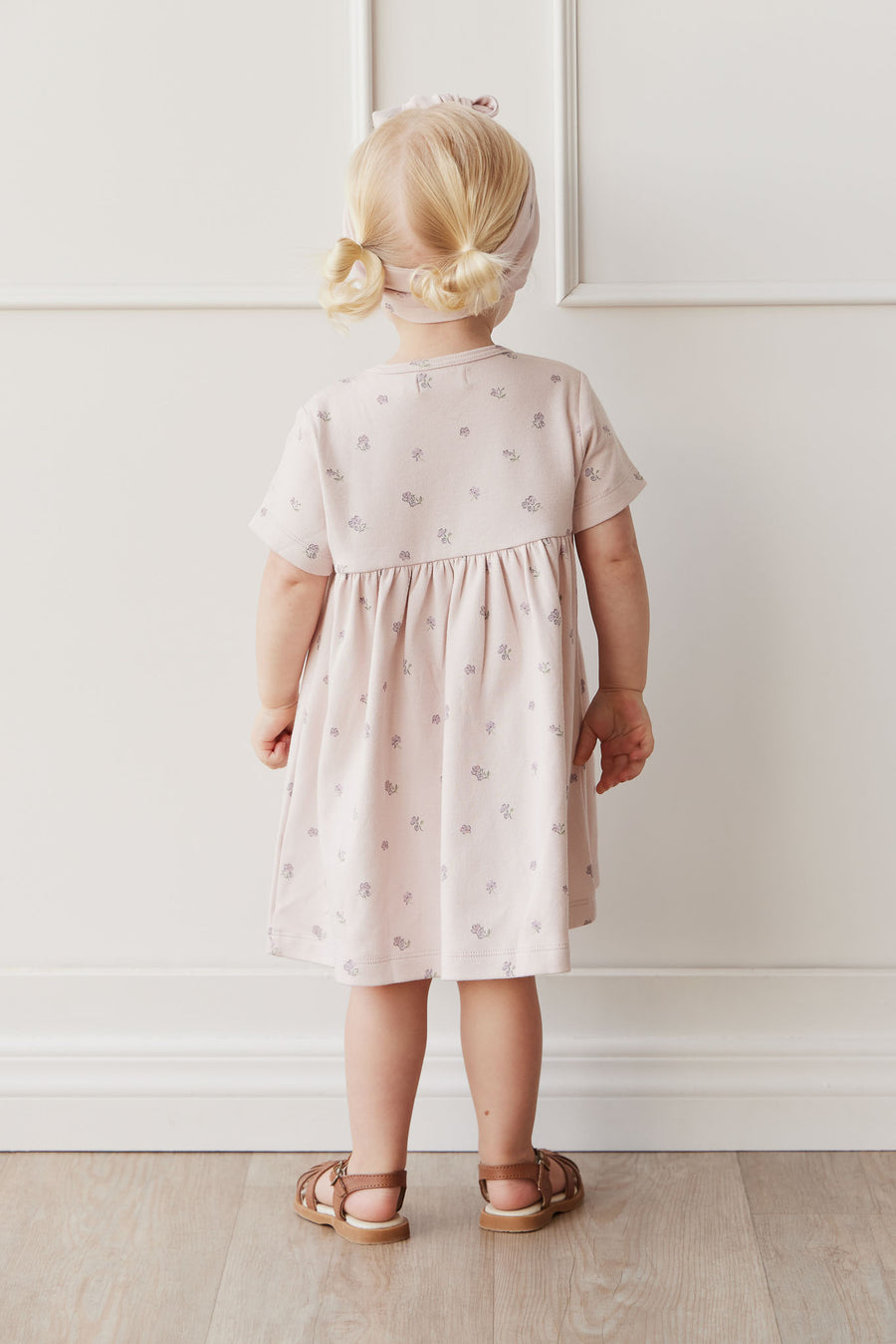 Organic Cotton Lola Dress - Meredith Violet Childrens Dress from Jamie Kay NZ