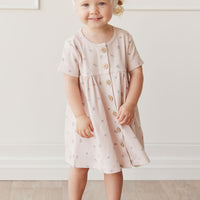 Organic Cotton Lola Dress - Meredith Violet Childrens Dress from Jamie Kay NZ