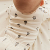 Organic Cotton Fernley Bodysuit - Montgolfiere Cloud Childrens Bodysuit from Jamie Kay NZ