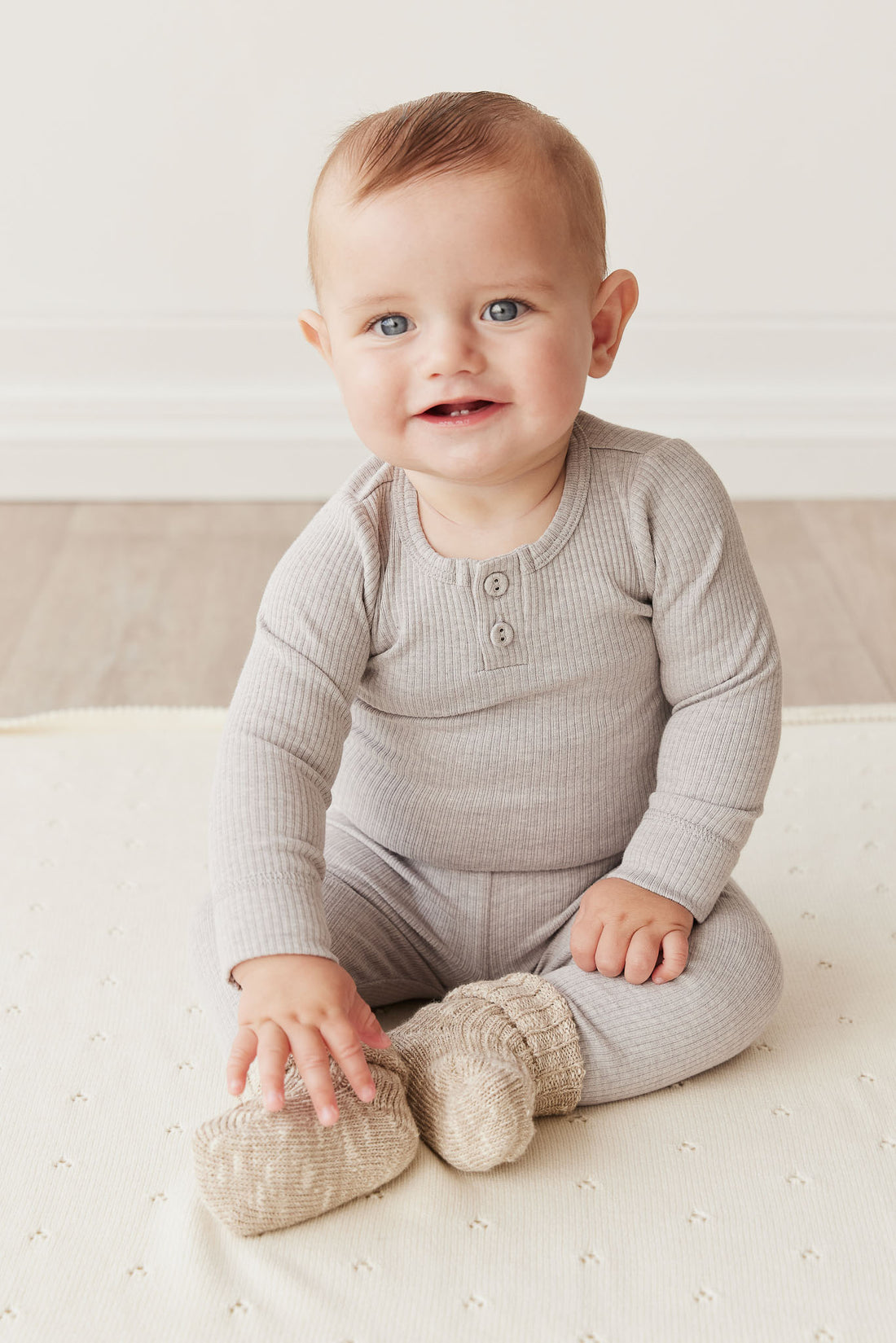 Organic Cotton Modal Everyday Legging - Icicle Marle Childrens Legging from Jamie Kay NZ