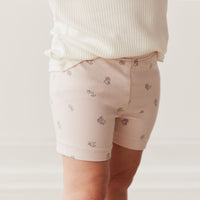 Organic Cotton Everyday Bike Short - Meredith Violet Childrens Short from Jamie Kay NZ