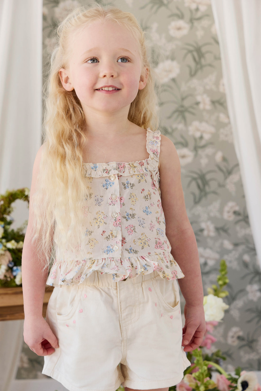 Nicolette Short - Natural Childrens Shorts from Jamie Kay NZ