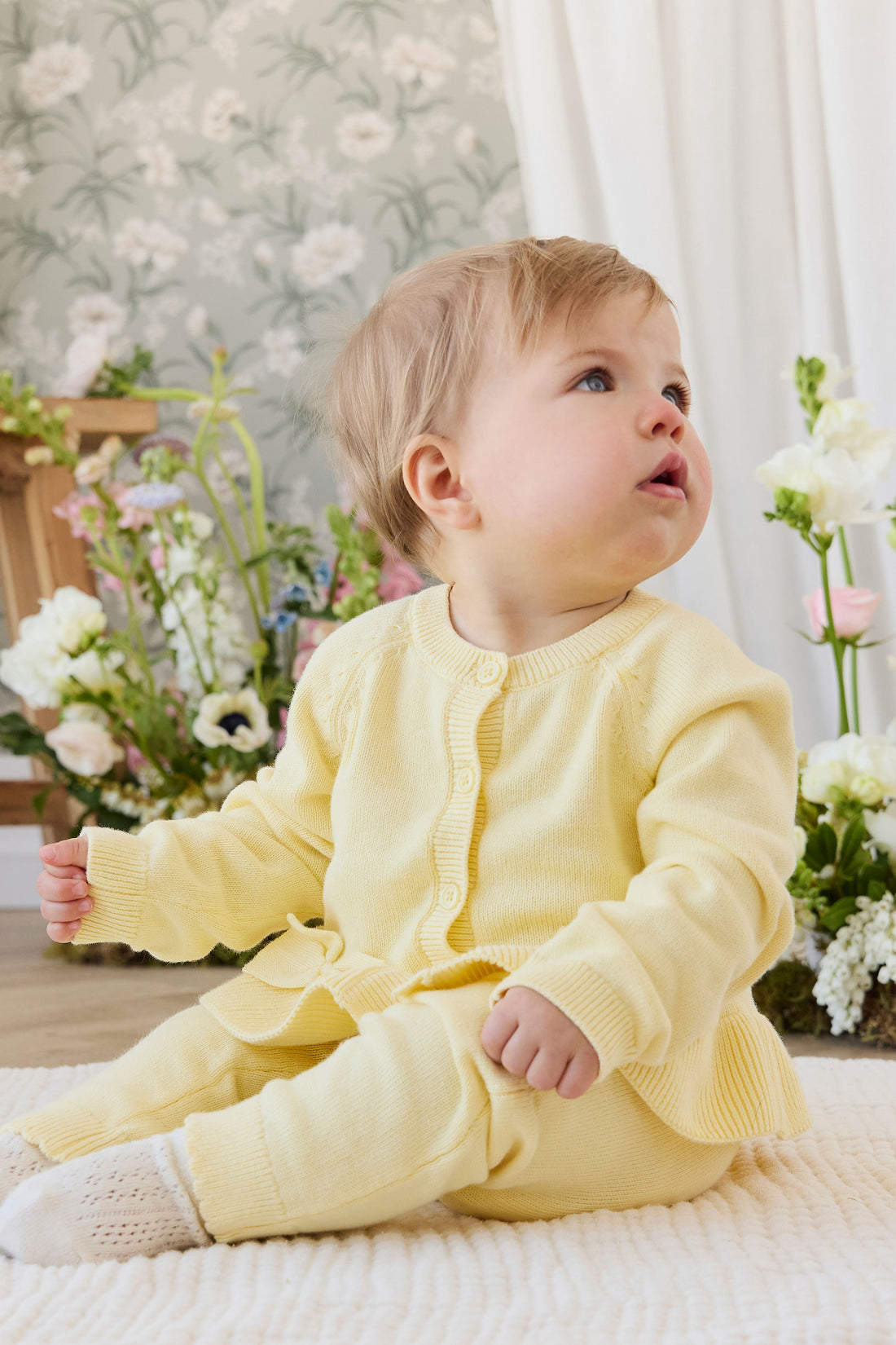 Lyla Knitted Cardigan - Lemonade Childrens Cardigan from Jamie Kay NZ