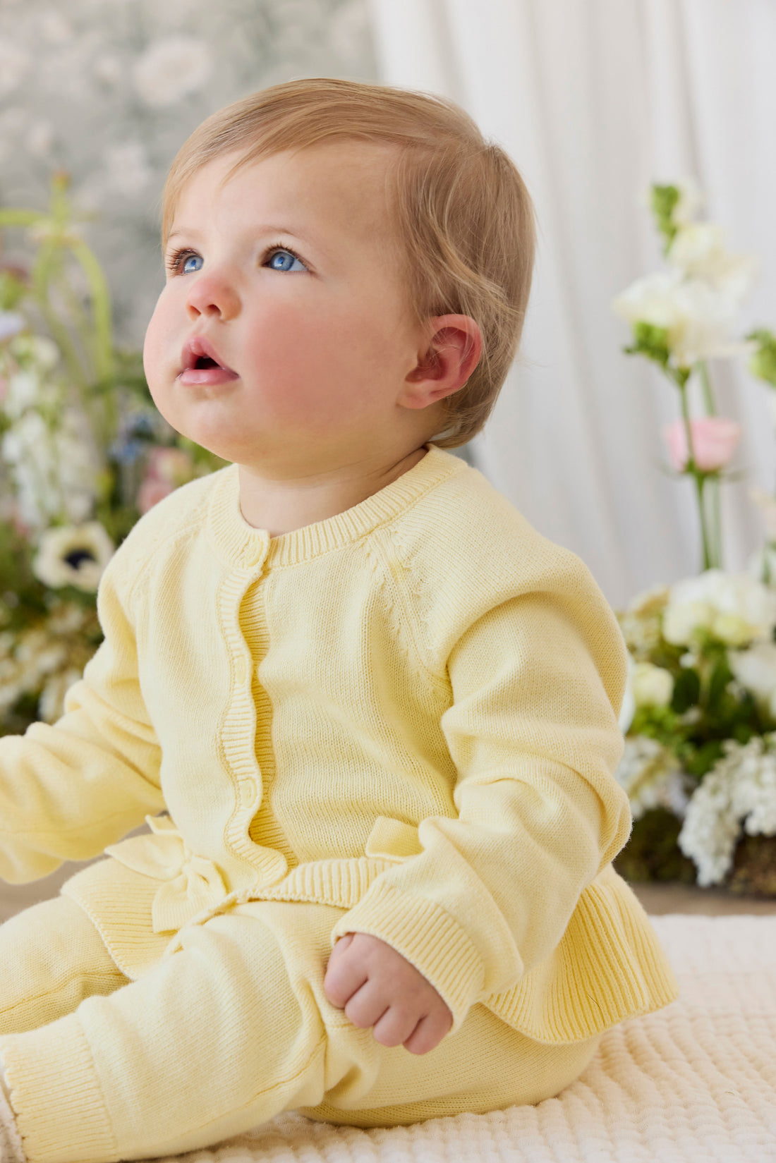 Lyla Knitted Cardigan - Lemonade Childrens Cardigan from Jamie Kay NZ