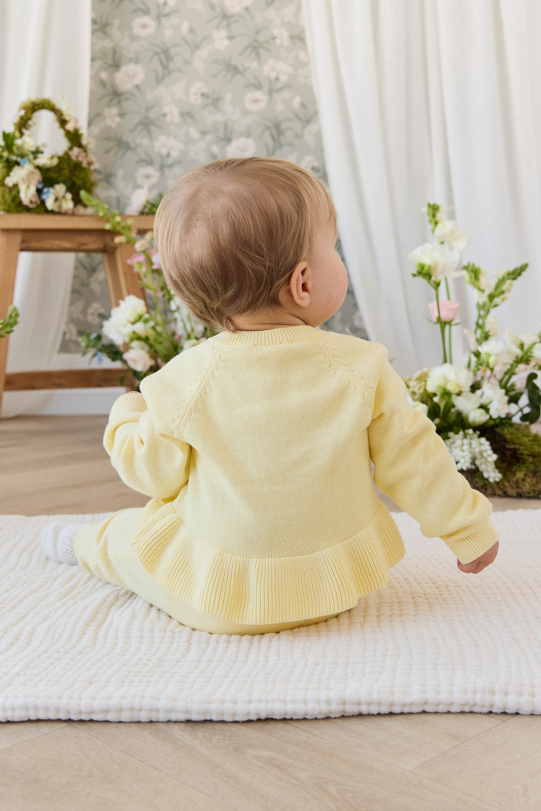 Lyla Knitted Cardigan - Lemonade Childrens Cardigan from Jamie Kay NZ