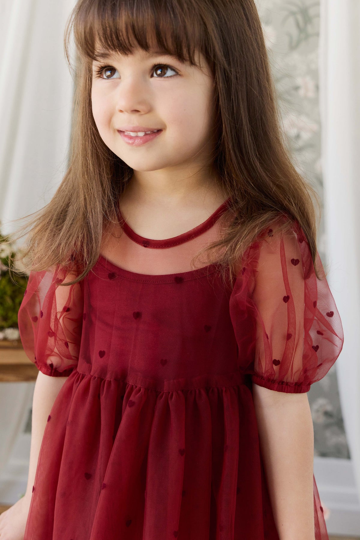 Zoella Tulle Dress - Mon Amour Cherry Childrens Dress from Jamie Kay NZ