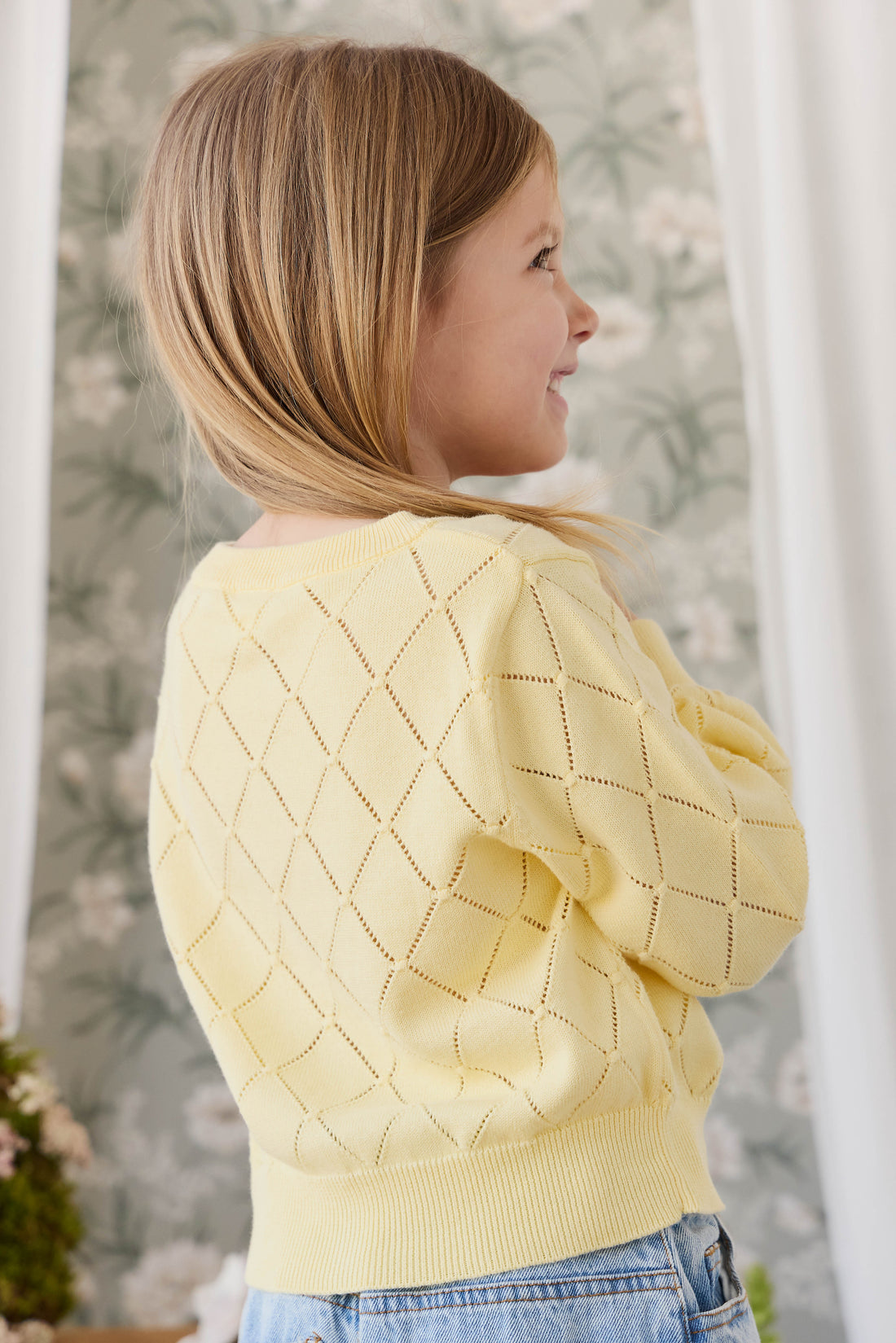 Lilah Cardigan - Lemonade Childrens Cardigan from Jamie Kay NZ