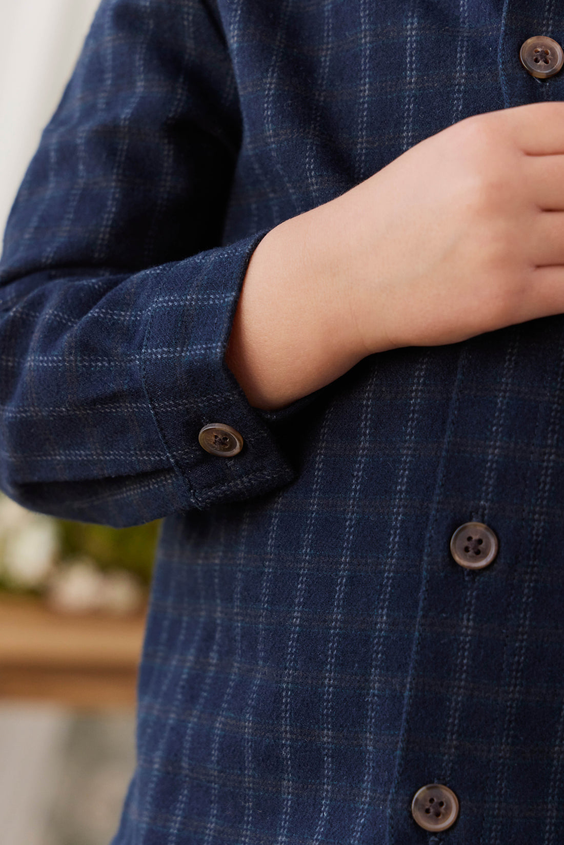 Isaiah Shirt - Finley Check Childrens Top from Jamie Kay NZ
