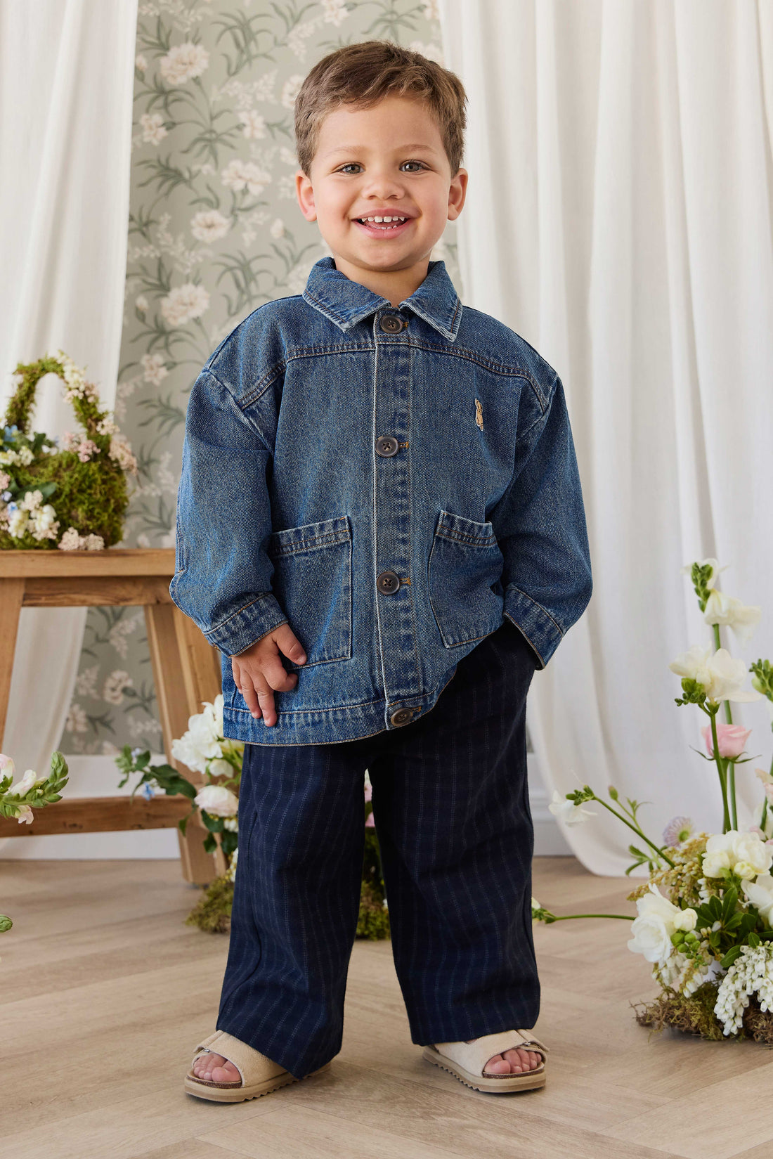 Winslow Pant - Finley Check Childrens Pants from Jamie Kay NZ