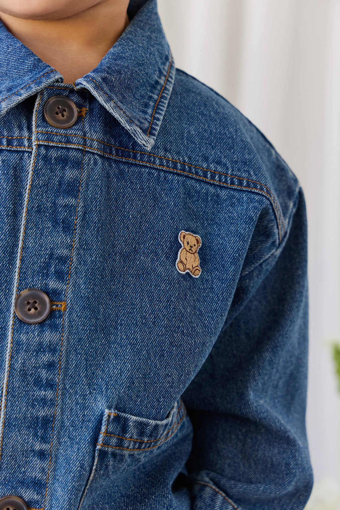 Lennox Denim Jacket - Classic Denim Childrens Jacket from Jamie Kay NZ