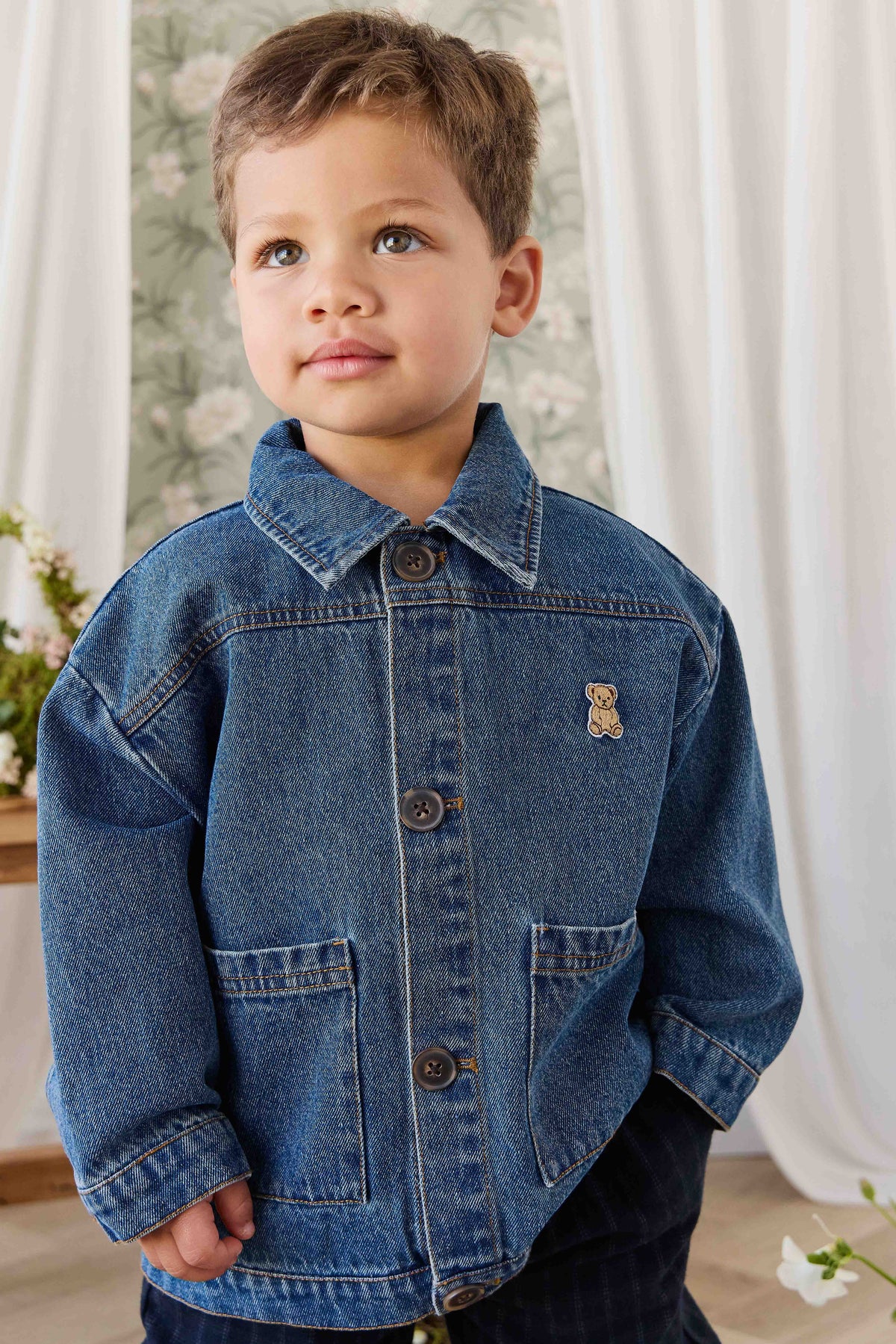 Lennox Denim Jacket - Classic Denim Childrens Jacket from Jamie Kay NZ