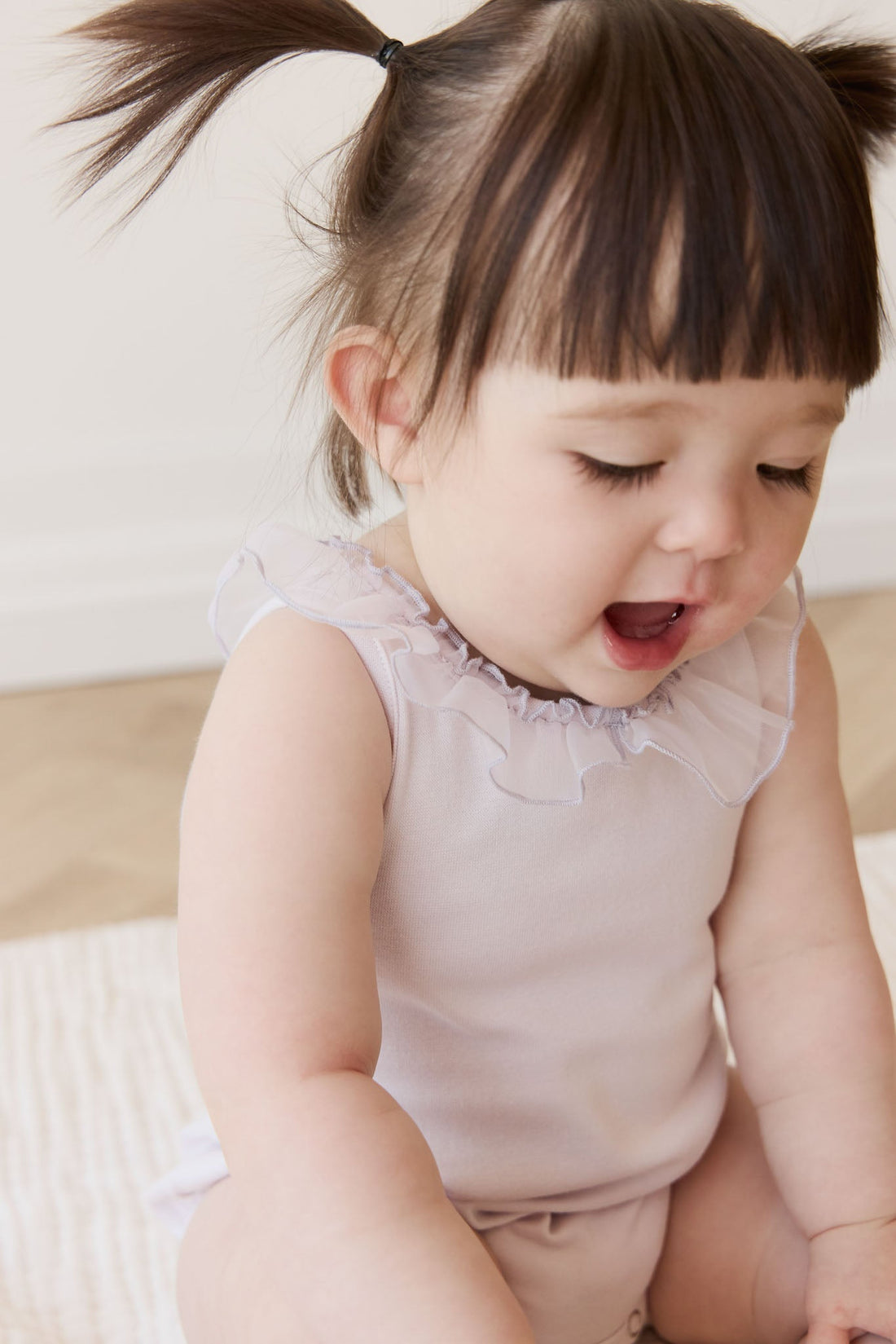 Adalyn Playsuit - Hydrangea Childrens Playsuit from Jamie Kay NZ