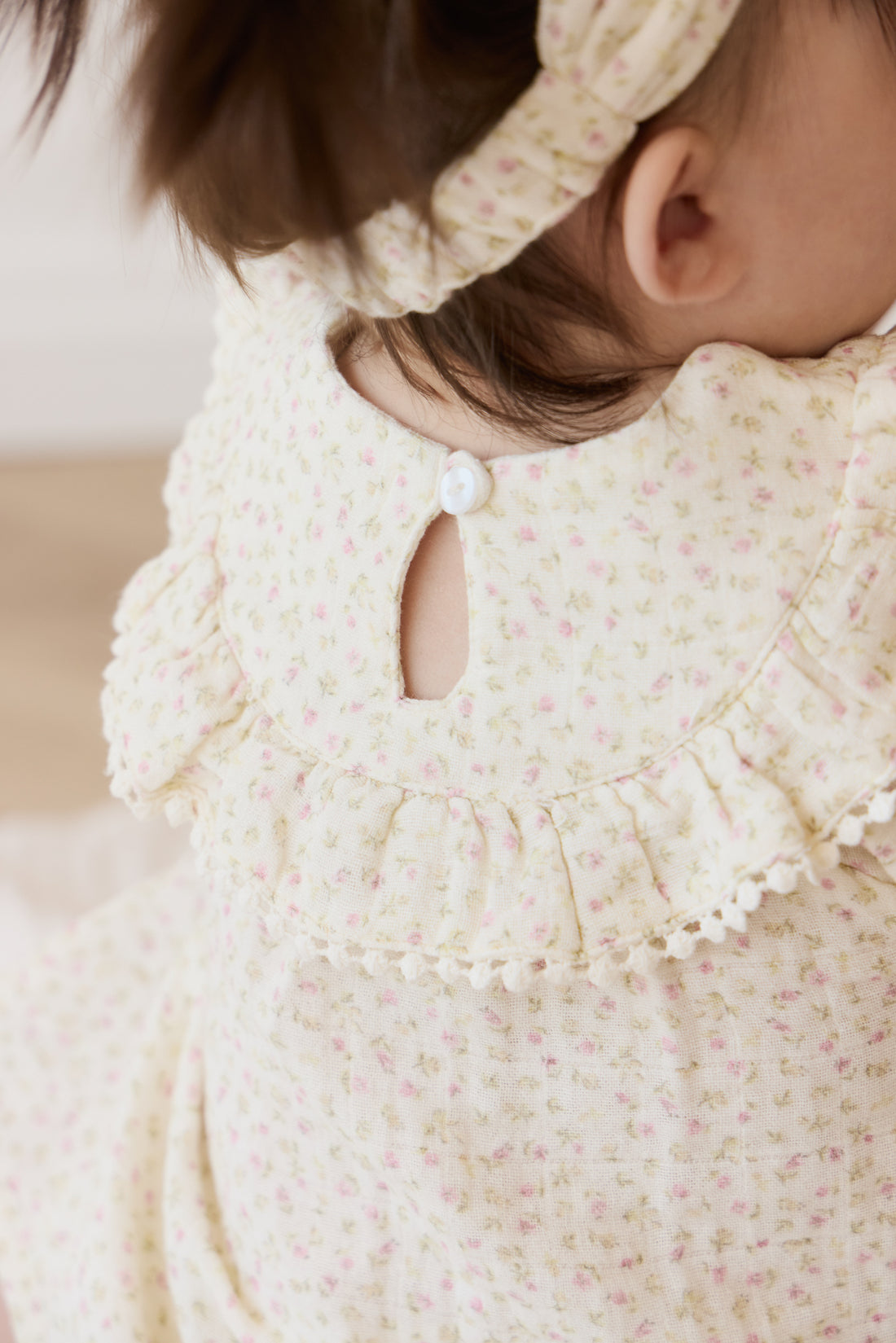 Organic Cotton Muslin Cleo Blouse - Pippa Pink Childrens Top from Jamie Kay NZ