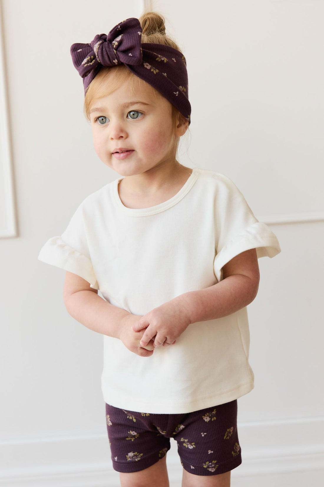 Pima Cotton Antoinette Top - Parchment Childrens Top from Jamie Kay NZ