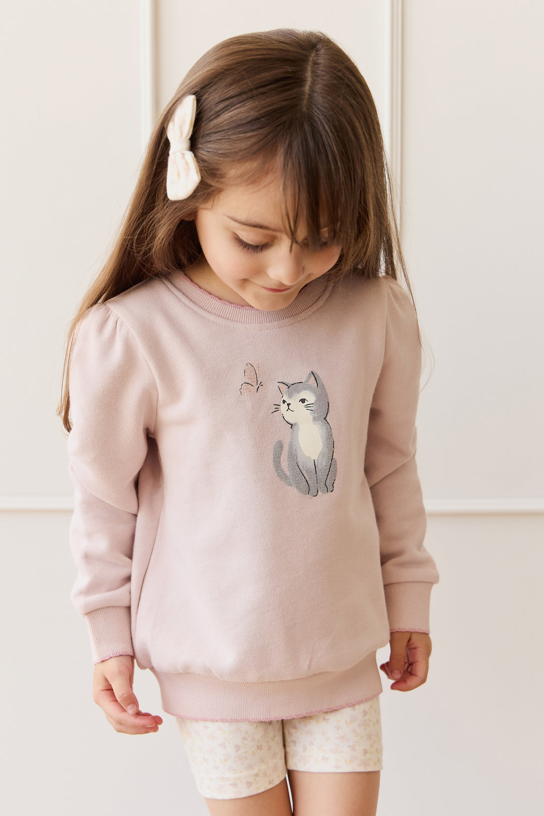 Organic Cotton Everyday Bike Short - Aries Mauve Childrens Short from Jamie Kay NZ