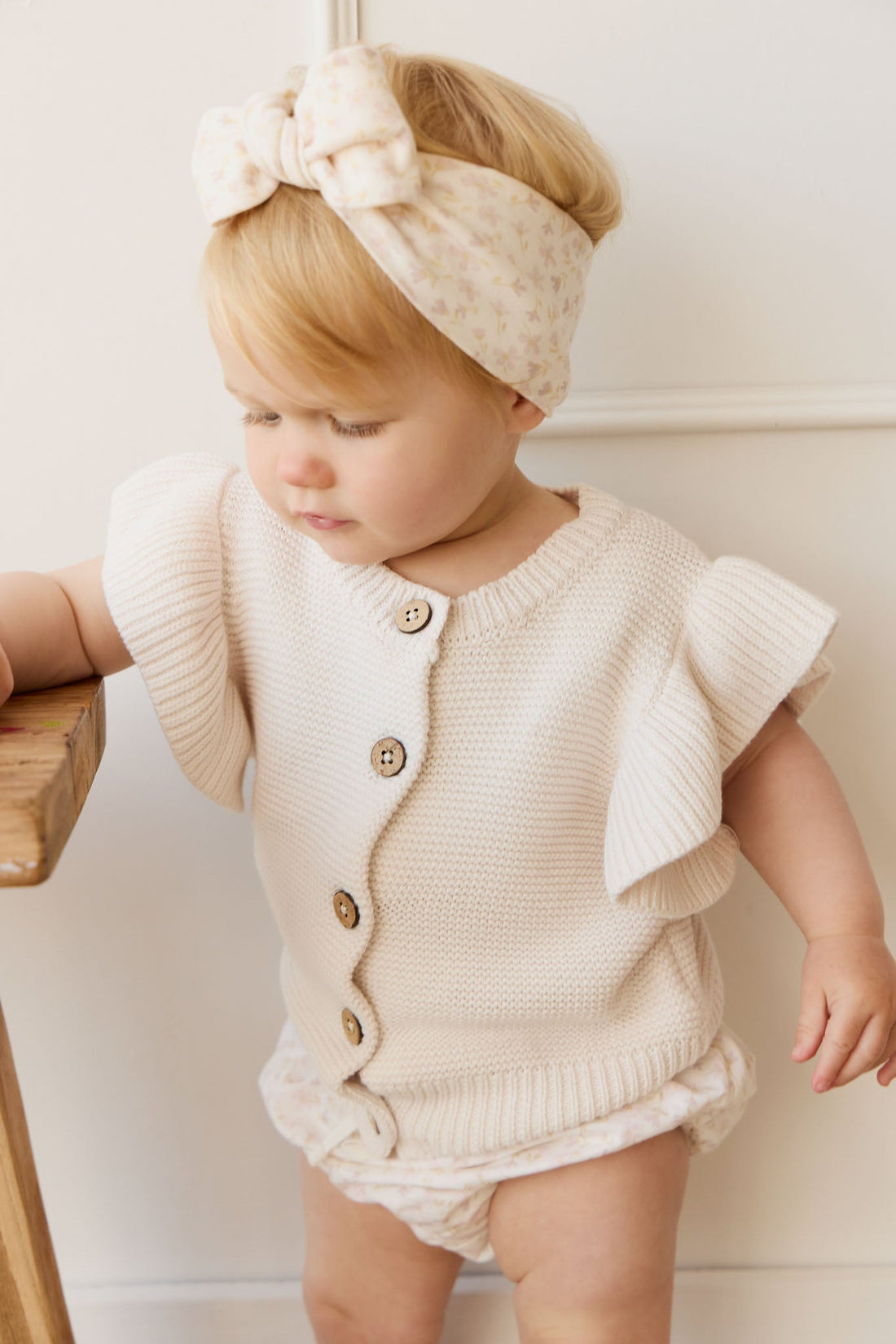 Organic Cotton Headband - Aries Mauve Childrens Headband from Jamie Kay NZ