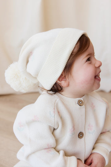 Meadow Hat - Larissa Egret Childrens Hat from Jamie Kay NZ