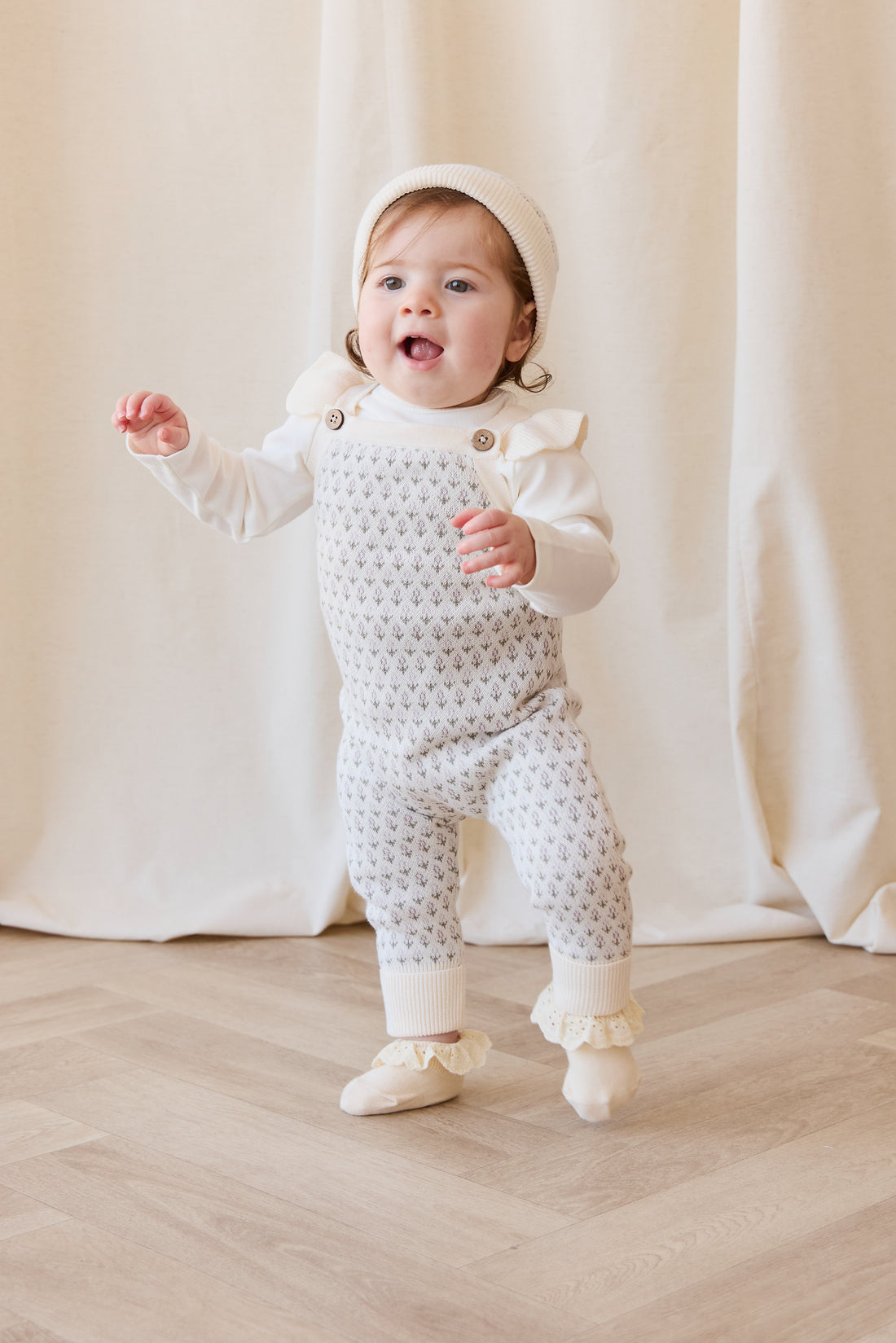 Savannah Jacquard Onepiece - Sheer Pink Childrens Onepiece from Jamie Kay NZ