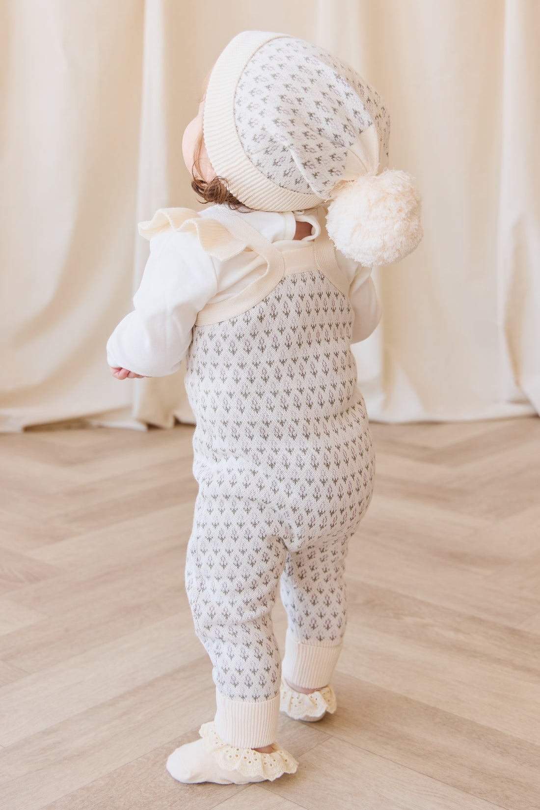 Savannah Jacquard Onepiece - Sheer Pink Childrens Onepiece from Jamie Kay NZ