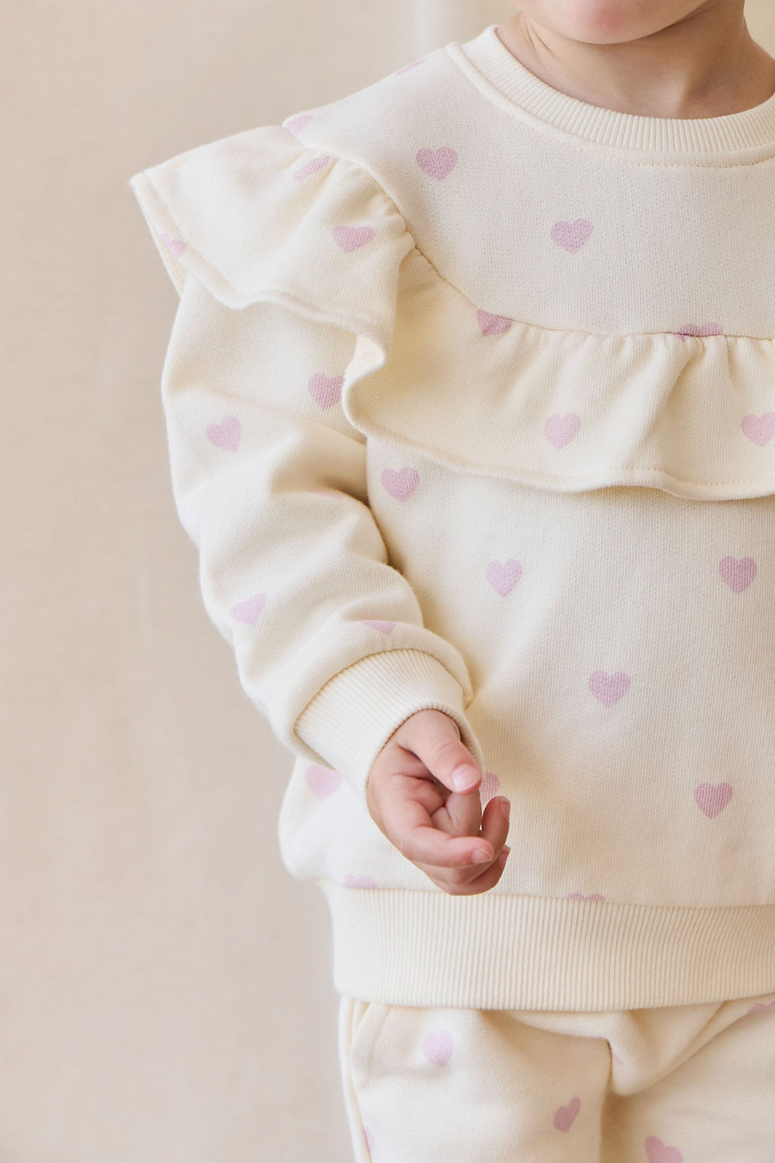 Organic Cotton Mckinley Sweatshirt - Mon Amour Lotus Childrens Top from Jamie Kay NZ