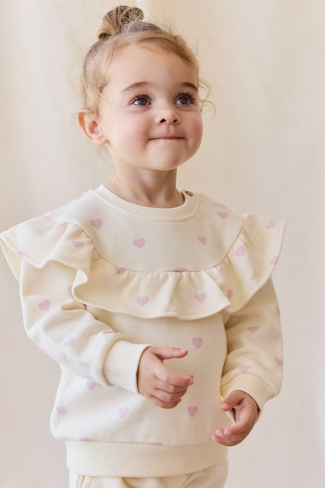 Organic Cotton Mckinley Sweatshirt - Mon Amour Lotus Childrens Top from Jamie Kay NZ