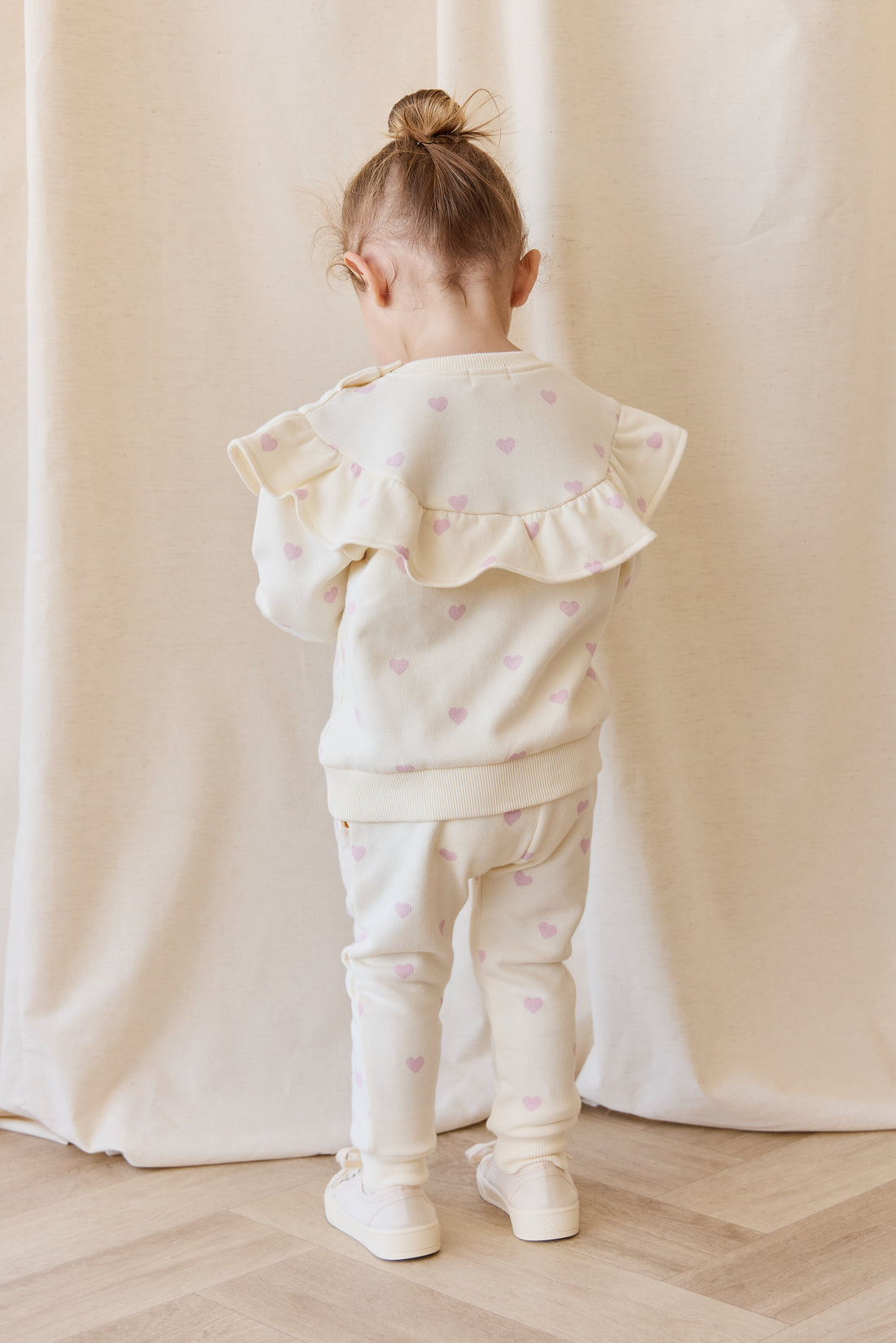 Organic Cotton Lilith Track Pant - Mon Amour Lotus Childrens Pant from Jamie Kay NZ