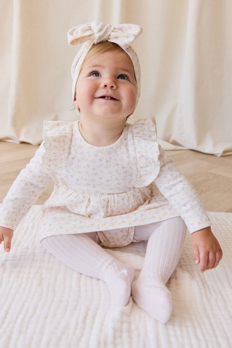 Organic Cotton Vivienne Playsuit - Aries Mauve Childrens Playsuit from Jamie Kay NZ
