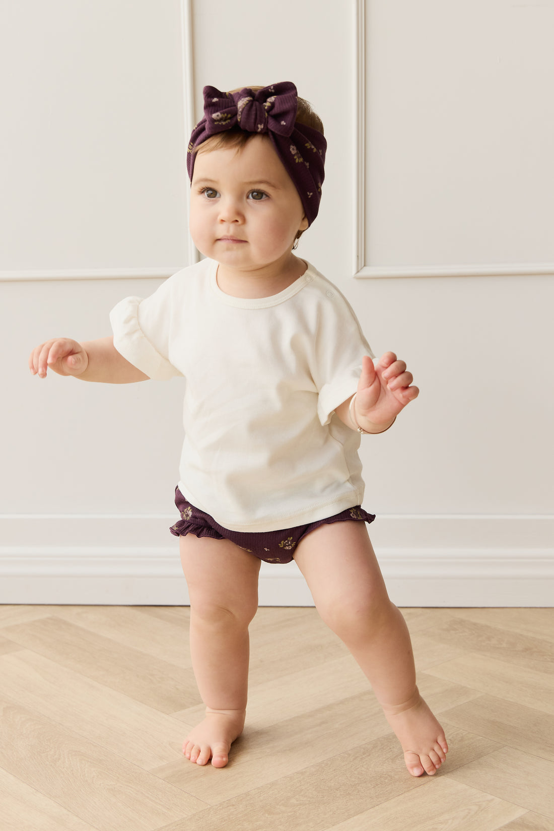 Pima Cotton Antoinette Top - Parchment Childrens Top from Jamie Kay NZ