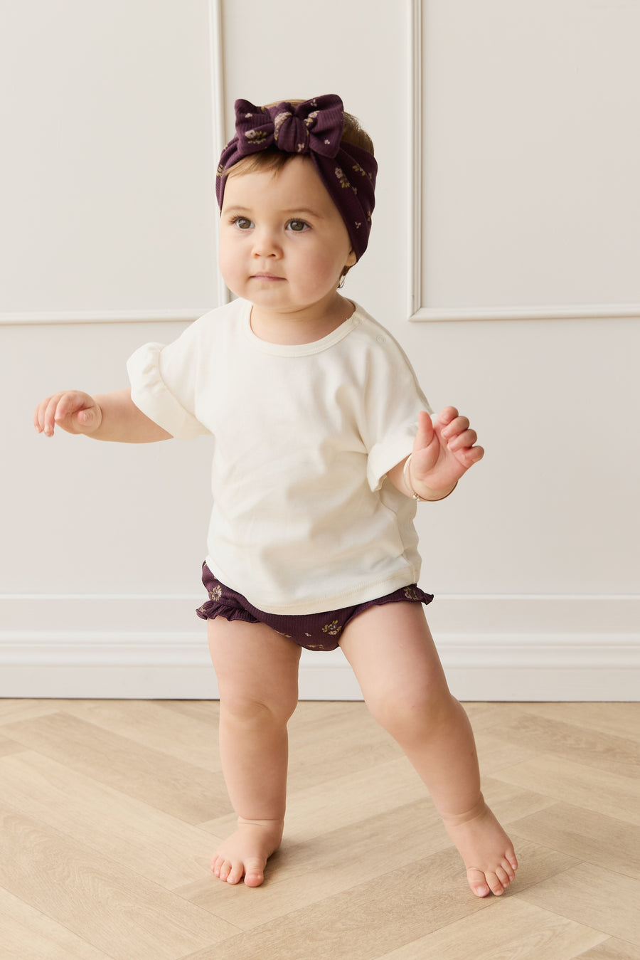 Pima Cotton Antoinette Top - Parchment Childrens Top from Jamie Kay NZ