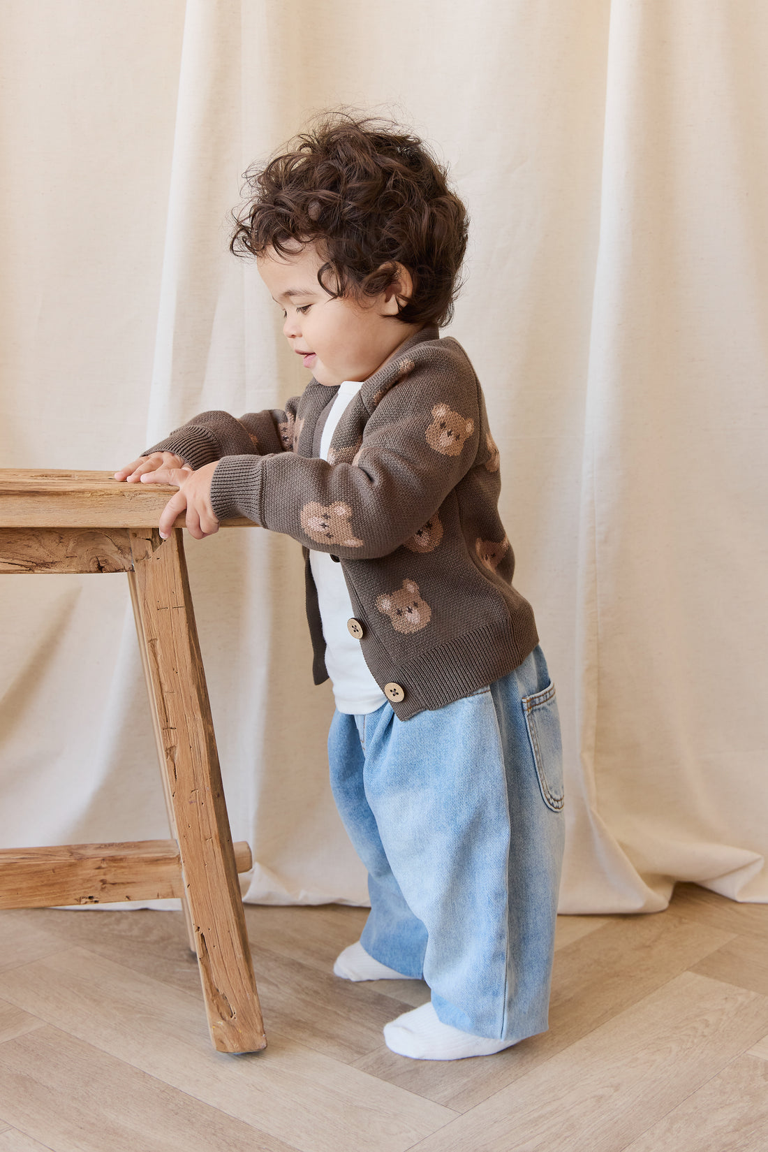 Rueben Pant - Antique Blue Childrens Pant from Jamie Kay NZ