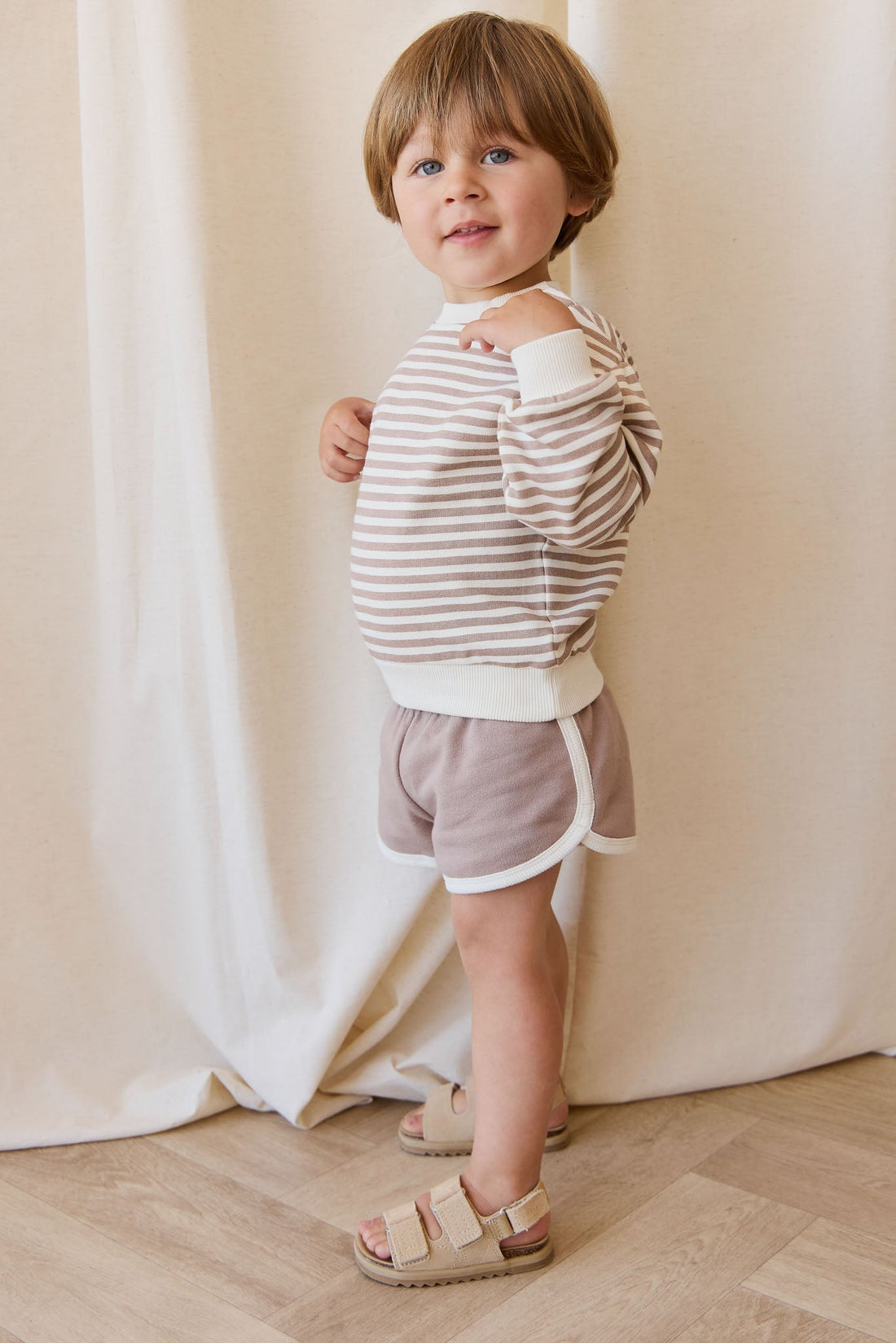 Organic Cotton Eric Short - Carven Clay Childrens Short from Jamie Kay NZ