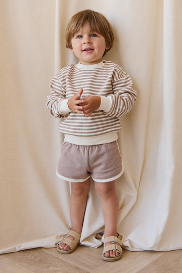 Organic Cotton Eric Short - Carven Clay Childrens Short from Jamie Kay NZ