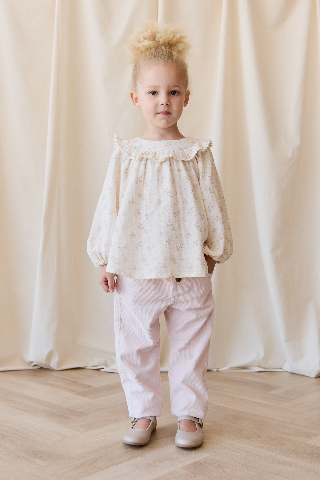 Briella Pant - Soft Misty Rose Childrens Pant from Jamie Kay NZ