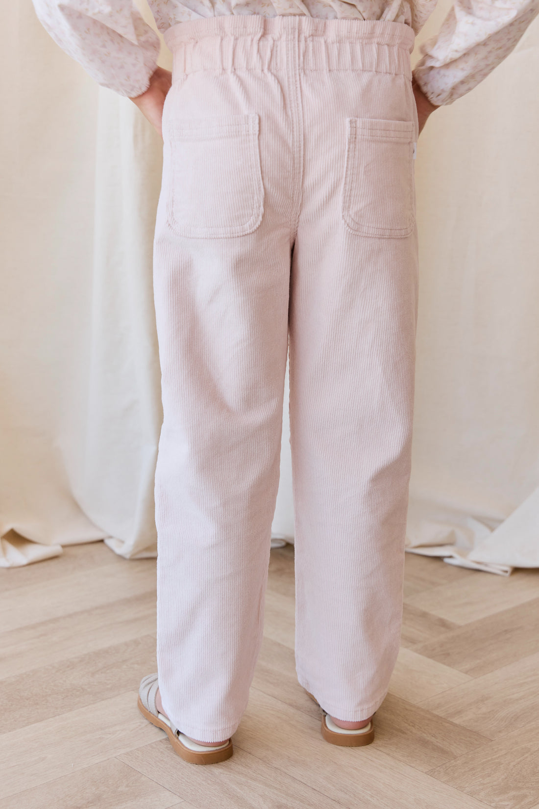 Briella Pant - Soft Misty Rose Childrens Pant from Jamie Kay NZ