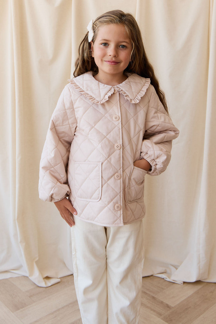 Kora Jacket - Berry Cloud Childrens Jacket from Jamie Kay NZ