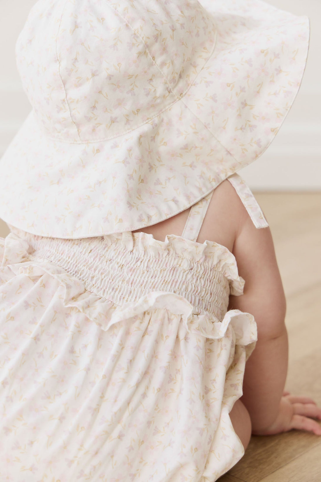 Organic Cotton Cleo Playsuit - Aries Mauve Childrens Playsuit from Jamie Kay NZ