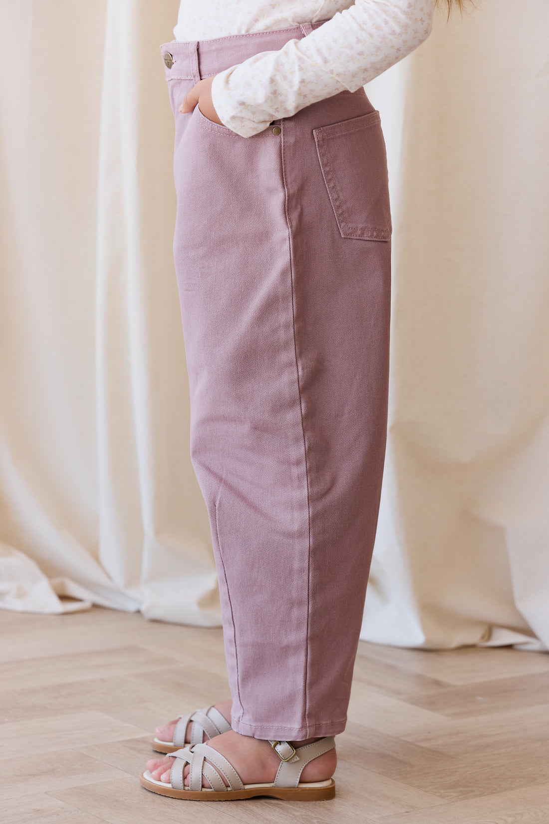 Sierra Pant - Dreamy Pink Childrens Pant from Jamie Kay NZ