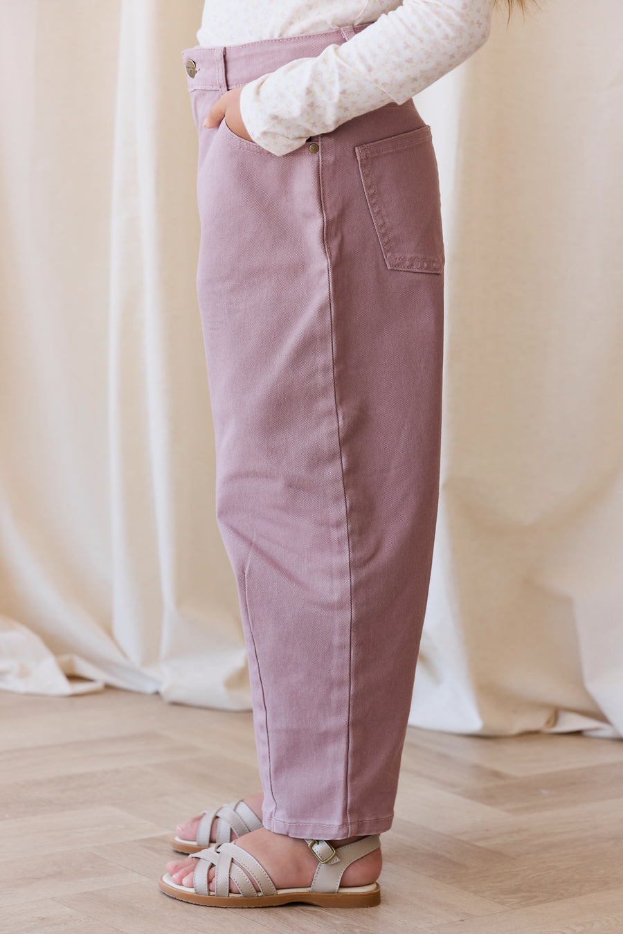 Sierra Pant - Dreamy Pink Childrens Pant from Jamie Kay NZ