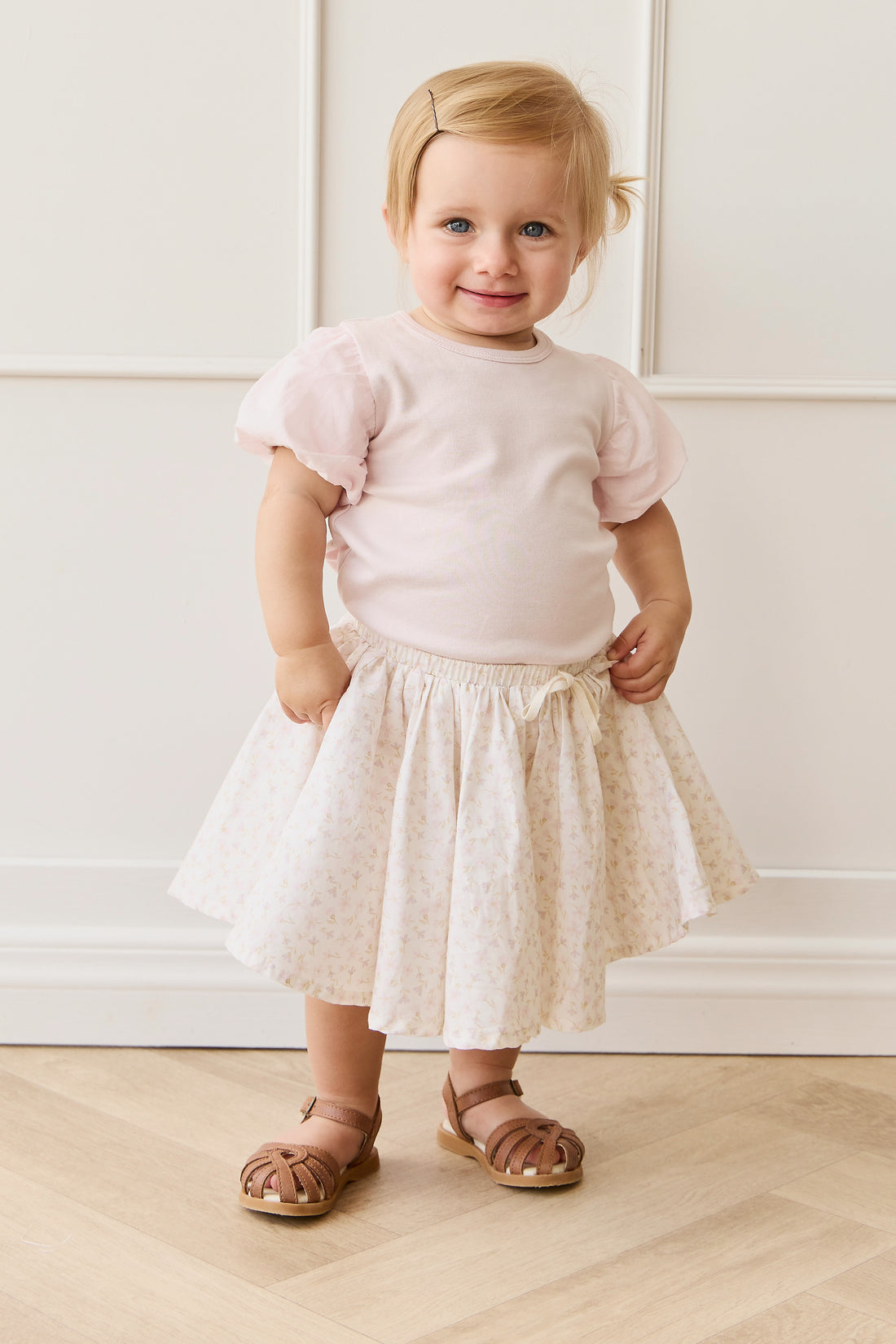 Organic Cotton Winnie Skirt - Aries Mauve Childrens Skirt from Jamie Kay NZ