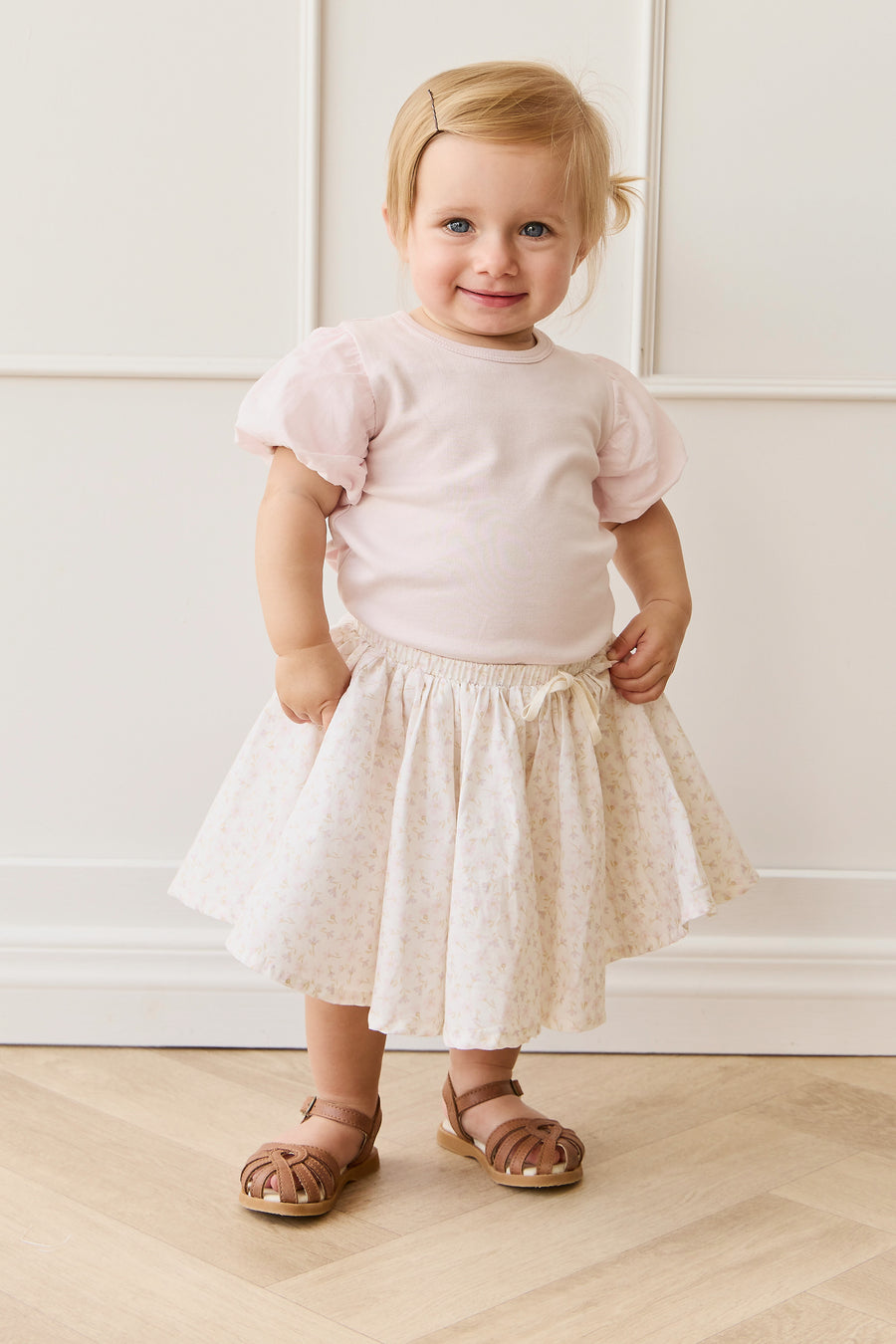 Organic Cotton Winnie Skirt - Aries Mauve Childrens Skirt from Jamie Kay NZ