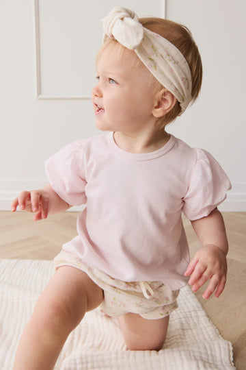 Pima Cotton Myla Top - Soft Misty Rose Childrens Top from Jamie Kay NZ