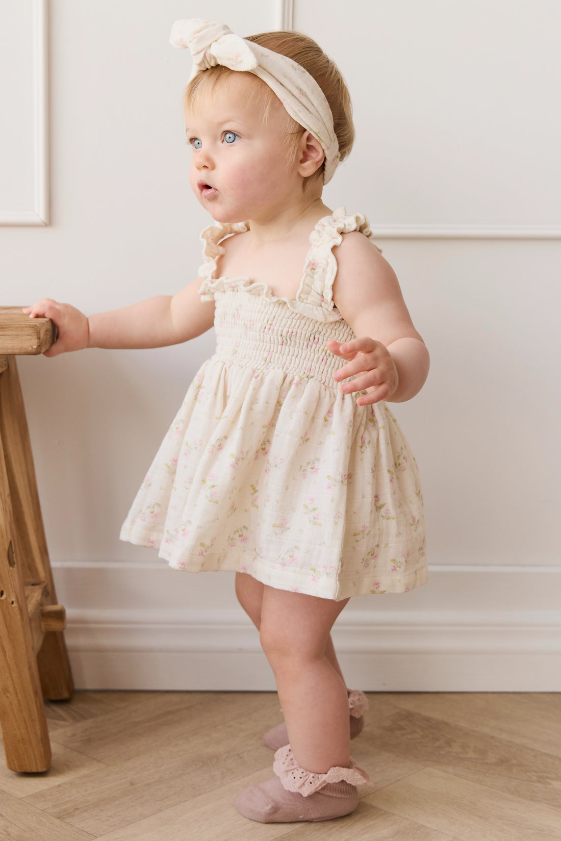 Organic Cotton Muslin Tiana Top - Emelia Pink Childrens Top from Jamie Kay NZ