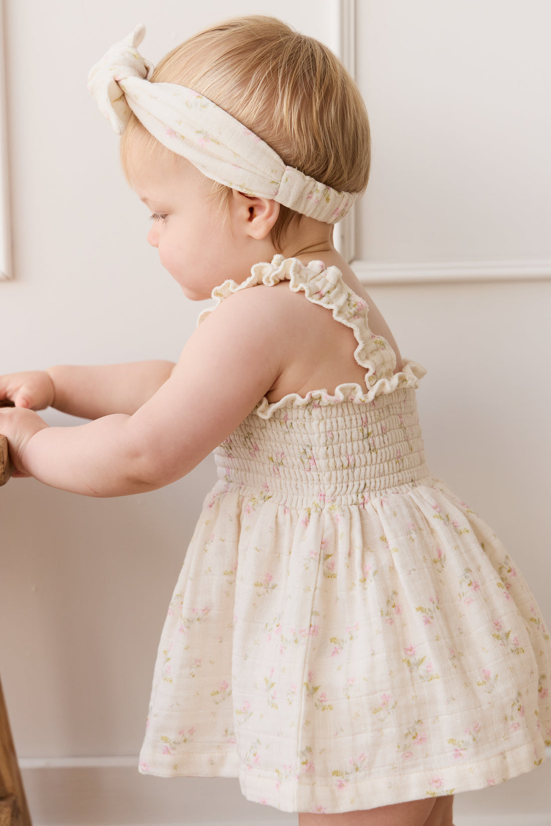 Organic Cotton Muslin Tiana Top - Emelia Pink Childrens Top from Jamie Kay NZ