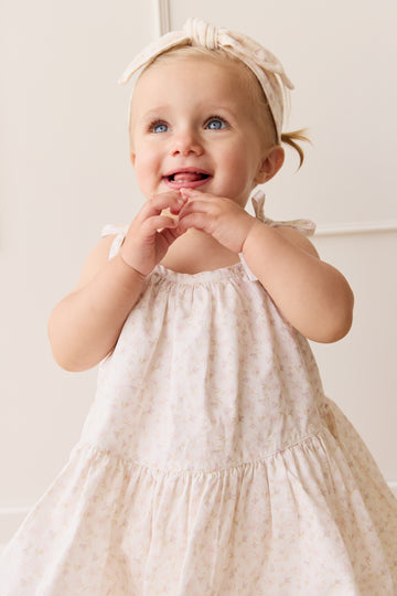 Organic Cotton Winnie Dress - Aries Mauve Childrens Dress from Jamie Kay NZ