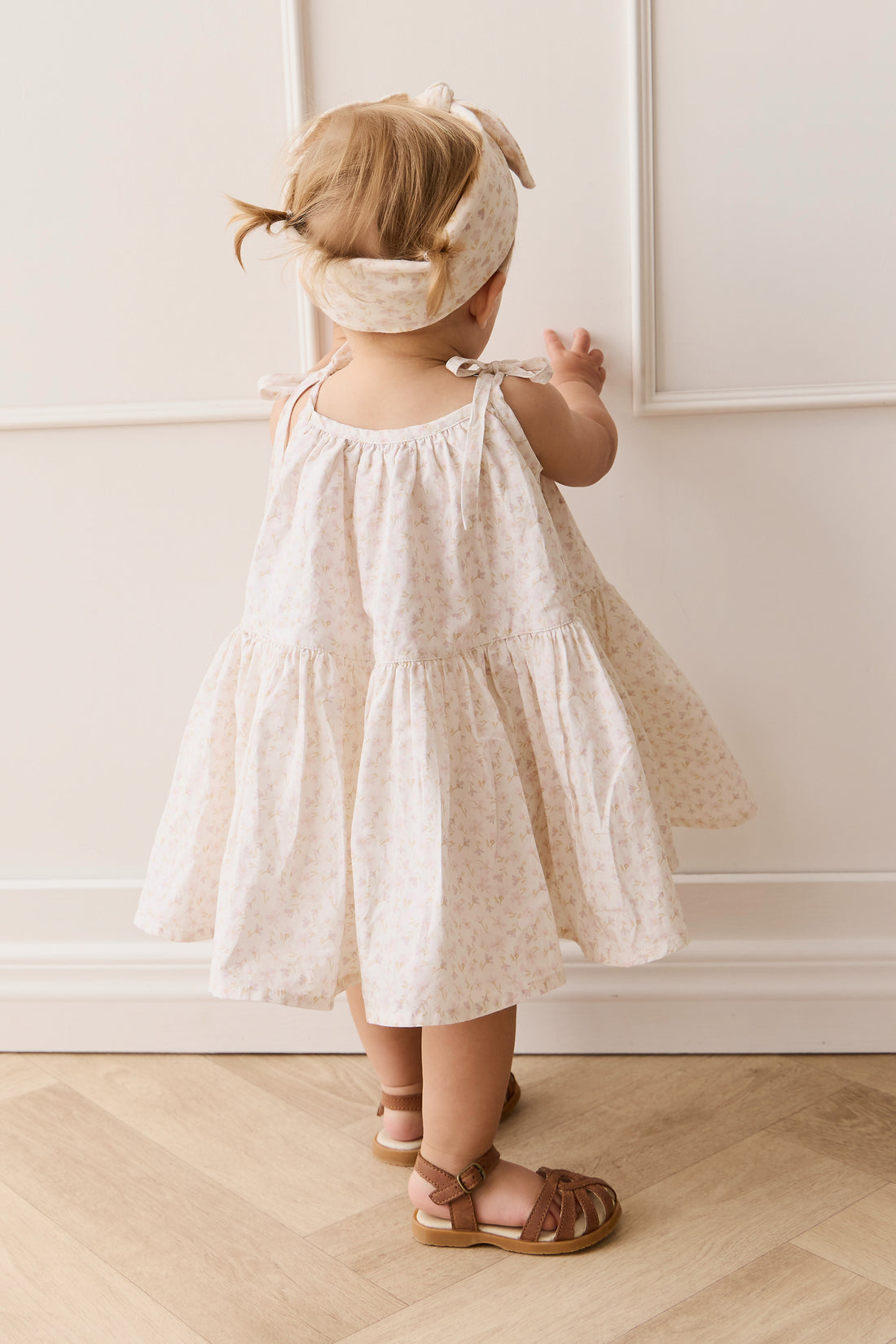 Organic Cotton Winnie Dress - Aries Mauve Childrens Dress from Jamie Kay NZ