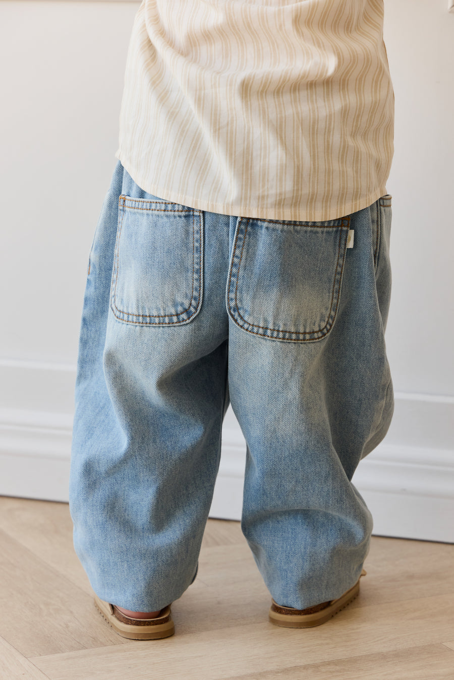 Rueben Pant - Antique Blue Childrens Pant from Jamie Kay NZ